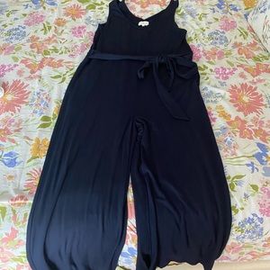 NWT LOFT LOU & GREY Navy Jumpsuit